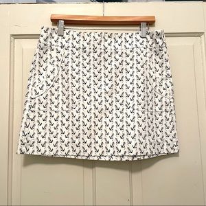 ⚓️B&W Anchor skirt by J Crew Sz 8⚓️